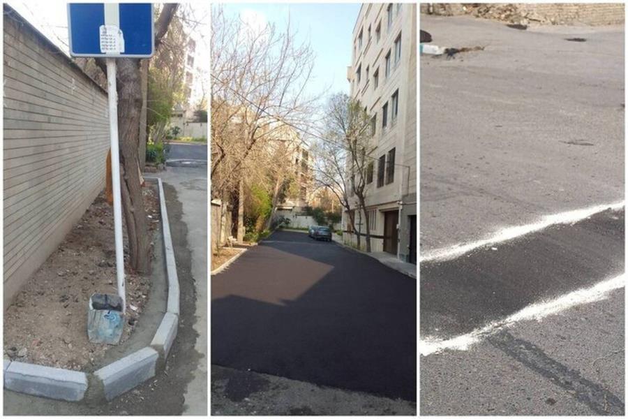 نوسازی معابر منطقه ۴ تهران بعد از ۲۰ سال